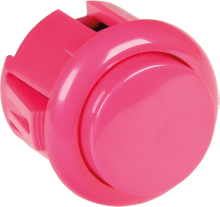 Pushbutton switch, magenta, unlit , 12 V, mounting Ø 23.5 mm, BUTTON-MAGENTA-MICRO