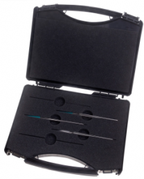 ESD precision tweezers (3 tweezers), antimagnetic, stainless steel, 3300TPS