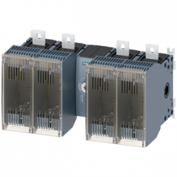 Switch-disconnector with fuse, 4 pole, 400 A, (W x H x D) 360.1 x 215 x 206.5 mm, base mounting, 3KF4440-0MF11