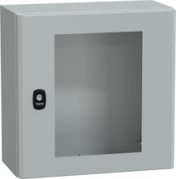 Door, (H x W x D) 400 x 400 x 200 mm, IP66, steel, light gray, NSYS3D4420T