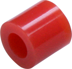 Distance piece, round, Ø 6.5 mm, (L) 6.25 mm, red, for single pushbutton, 5.30.759.034/0000