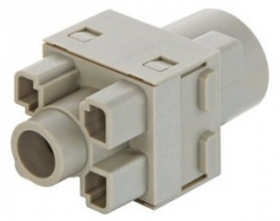 Socket contact insert, 1 pole, unequipped, crimp connection, 09140013104