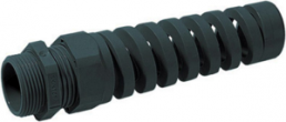 Cable gland with bend protection, PG16, 27 mm, Clamping range 9 to 14 mm, IP68, black, 53015840