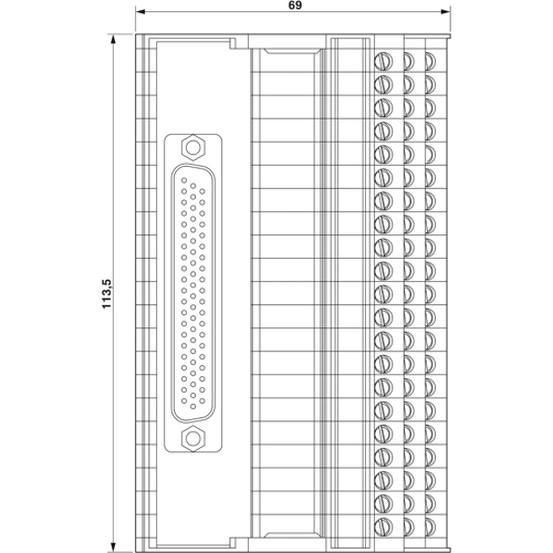 2322391 Phoenix Contact Transfer Modules for Mounting Rail Image 2