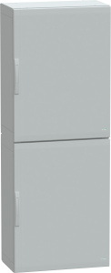 Control cabinet, (H x W x D) 2000 x 750 x 420 mm, IP65, polyester, light gray, NSYPLA2074G