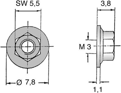 002.09.313 Ettinger Nuts, Washers, Rings Image 2