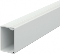 Cable duct, (L x W x H) 2000 x 40 x 25 mm, PVC, pure white, 6191061