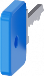 Key, (L x W x H) 44.9 x 5 x 28 mm, blue, for series 3SU1, 3SU1950-0FJ50-0AA0