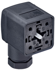Valve connector, DIN shape A, 2 pole + PE, 120 V, 0.25-1.5 mm², 934888532