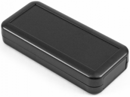 ABS handheld enclosure, (L x W x H) 110 x 50 x 22 mm, black (RAL 9005), IP54, 1552C3BK