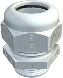 Cable gland, PG42, 60 mm, Clamping range 24 to 38 mm, IP68, silver gray, 2022699