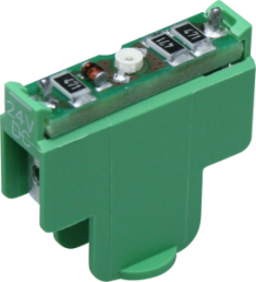LED element, green, 24 V AC/DC, faston plug 2.8 x 0.8 mm, 5.05.511.747/1500