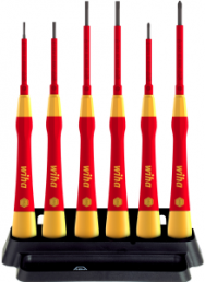 VDE Fine screwdriver, 1.5 mm, 2 mm, 2.5 mm, 3 mm, PH0, PH00, Phillips/slotted, BL 65 mm, 2270PK601