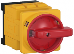 Load-break switch, Rotary actuator, 3 pole, 32 A, (L x W x H) 73.8 x 45 x 52.2 mm, Door mounting, 15481462