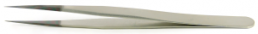 ESD tweezers, uninsulated, antimagnetic, carbon steel, 120 mm, 1.SA.DC.0