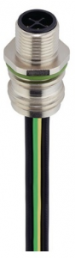 Plug, M12, 4 pole, Coupling screw, straight, 934980103