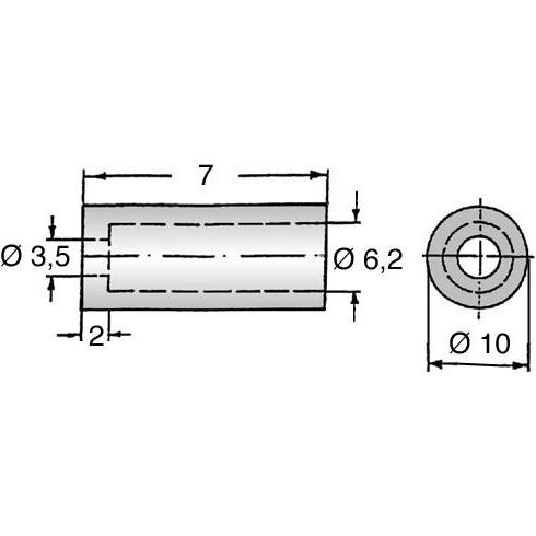 005.97.307 Ettinger Spacer Bolts Image 2