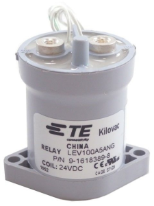 DC contactor, 1 pole, 100 A, 1 Form X, coil 24 VDC, solder connection, 9-1618389-8