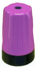 Bend protection grommet, cable Ø 14.5 mm, for BNC, L 23 mm, plastic, purple