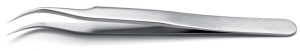 Precision tweezers, uninsulated, antimagnetic, stainless steel, 120 mm, 7.SA.0