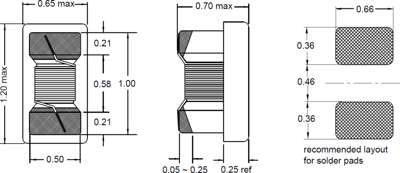 0402F-R27K-08 Fastron Fixed Inductors Image 2