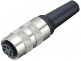 Socket, M16, 12 pole, solder connection, straight, 1548830000