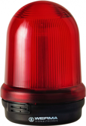 LED permanent light, Ø 98 mm, red, 115 VAC, IP65