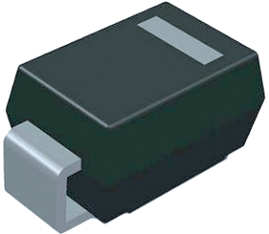 SMD rectifier diode, 600 V, 1 A, DO-214AC, S1J