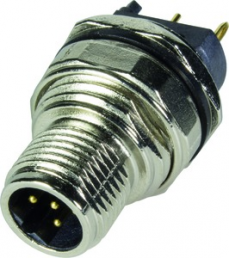 Plug, 5 pole, solder cup, screw locking, straight, 21033411530