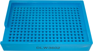 Shaking sieve, blue, (L) 142 mm, DLW-3602