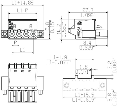 1013020000 Weidmüller PCB Connection Systems Image 3