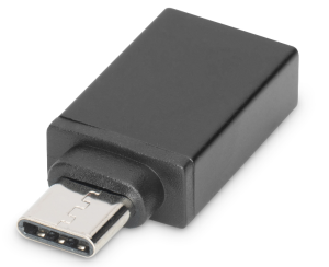 USB 3.0 adapter, USB-C to USB-A, black