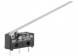 Subminiature snap-action switche, On-On, PCB connection, Long hinge lever, 0.18 N, 5 A/125 VAC, 1 A/48 VDC, IP50