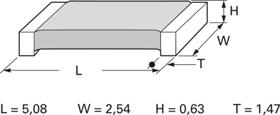 WSL20101L000FEA Vishay SMD Resistors Image 2