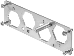 Panel mounting frame, size B24, stainless steel, 1160440000