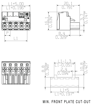1204960000 Weidmüller PCB Connection Systems Image 3