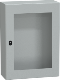 Door, (H x W x D) 800 x 600 x 250 mm, IP66, steel, light gray, NSYS3D8625T