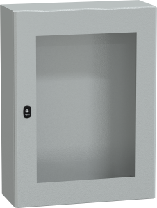 Door, (H x W x D) 800 x 600 x 250 mm, IP66, steel, light gray, NSYS3D8625T