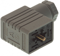 Valve connector, DIN shape B, 2 pole + PE, 250 V, 0.25-1.5 mm², 932987106