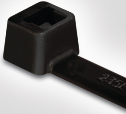 Cable tie internally serrated, polyamide, (L x W) 300 x 7.61 mm, bundle-Ø 4.8 to 80 mm, black, UV resistant, -40 to 85 °C