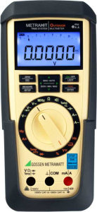 TRMS digital multimeter METRAHIT OUTDOOR, 10 A(DC), 10 A(AC), 1000 VDC, 1000 VAC, 10 pF to 1000 µF, CAT III 1000 V, CAT IV 600 V
