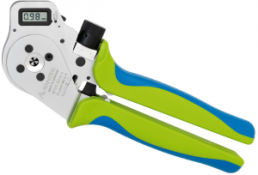 Four-pin crimping pliers for crimp contacts, 0.14-6.0 mm², AWG 26-10, Rennsteig Werkzeuge, 8753 0000 61