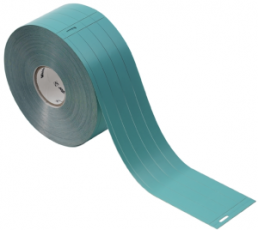 Polypropylene Label, (L x W) 251 x 13.5 mm, turquoise, Roll with 500 pcs
