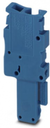 Plug, spring balancer connection, 0.08-4.0 mm², 1 pole, 24 A, 6 kV, blue, 3210761