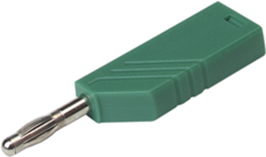 4 mm plug, screw connection, 0.5-1.5 mm², CAT O, green, LAS N WS GN