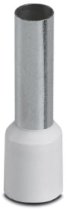 Insulated Wire end ferrule, 16 mm², 28 mm/18 mm long, white, 3200153