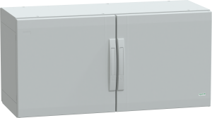Control cabinet, (H x W x D) 500 x 1000 x 420 mm, IP65, polyester, light gray, NSYPLA5104G