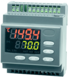 Temperature controller, 240 VAC, black, E4D12A00BD710