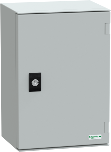 Control cabinet, (H x W x D) 310 x 215 x 160 mm, IP66, ABS/polycarbonate, light gray, NSYPLM32PG