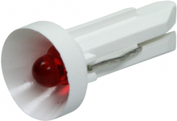 LED with plug-in socket, T4,5, 2 V, red